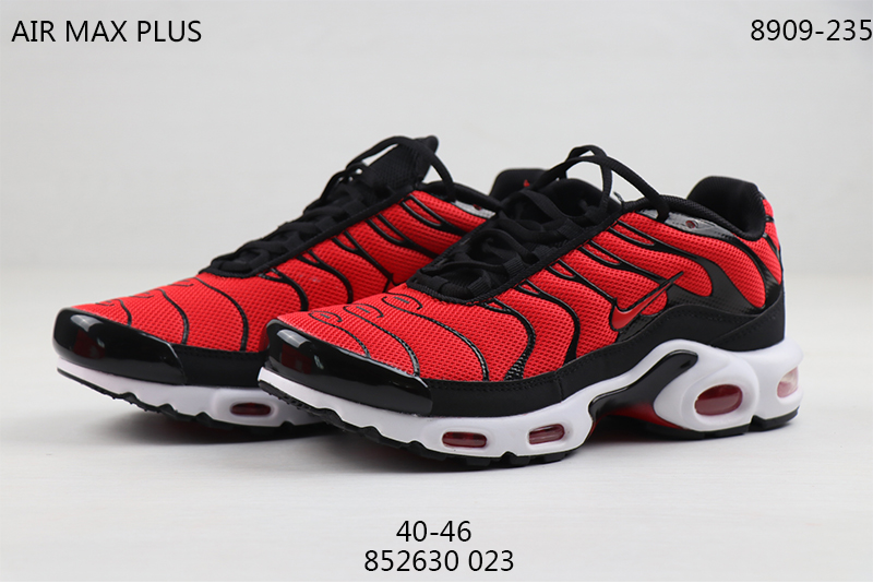 2020 Nike Air Max TN Plus Red Black Shoes